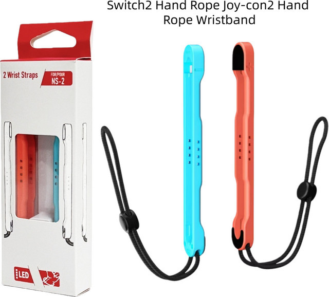 GUEN Handgelenkschlaufe für Nintendo Switch Joy-Con in Blau, Orange und Multicolour, Verstellbares Gaming-Zubehör Ersatzband - Bild 1