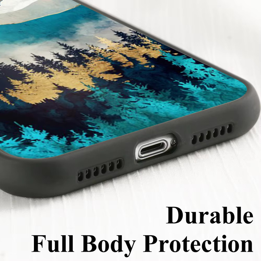 Samsung Handyhülle Sonnenuntergang Matt mit weicher TPU Stoßstangen Abdeckung in Multicolour für S24 Ultra S23 S22 Plus S21 FE S20 A54 5G A55 A53 A52 A35 A34 A33 A32 A13 A05 - Bild 4