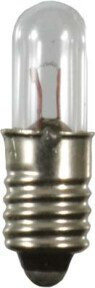 Scharnberger Hasenbein Glühlampe T1 3/4, transparente Röhrenform, E5/8, 12V, 50mA, Durchmesser: 5,7 cm, Höhe: 17,5 cm - Bild 1