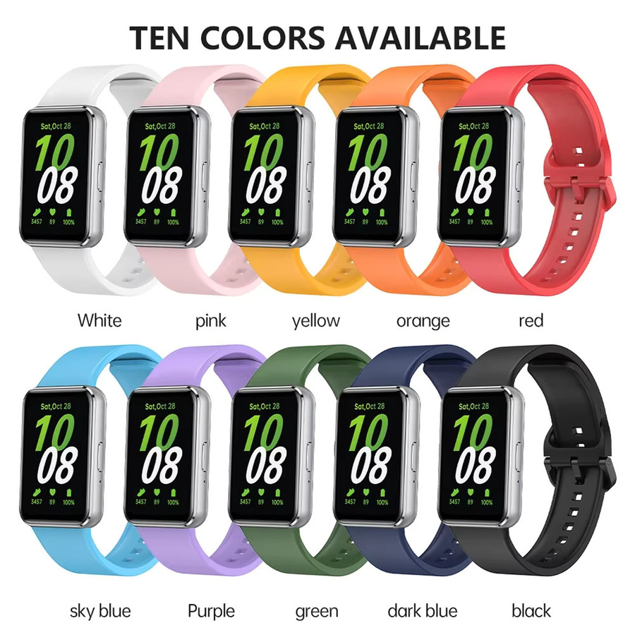 Mptionx Uhrenarmband Silikon, Samsung Galaxy Fit 3, Unisex - Bild 2