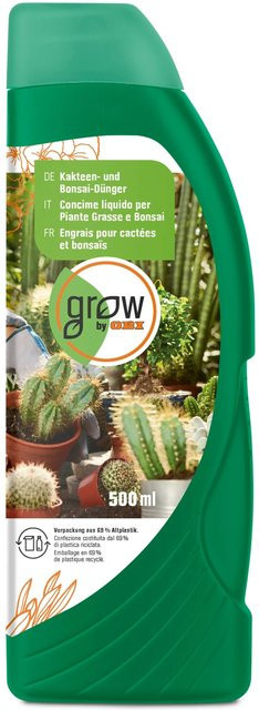 GROW by OBI Flüssiger Kakteen-, Sukkulenten- und Bonsai-Dünger, 500 ml - Bild 1