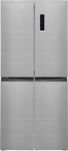 Exquisit Multidoor Vollraumkühlschrank MD365-125-040D in Silber mit No-Frost-Technologie und 362 l Volumen, B/H/T: 79 x 180 x 62 cm - Bild 1