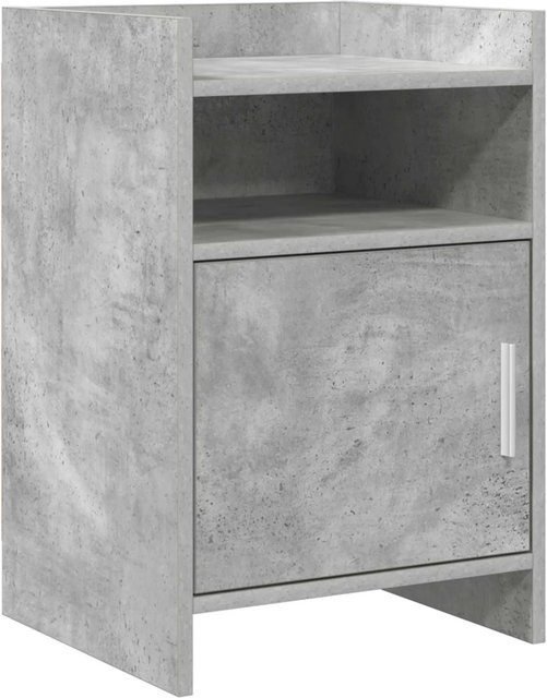 vidaXL Nachttisch in Betongrau aus Holzwerkstoff, modern, B/T/H: 40 x 36 x 60 cm - Bild 1