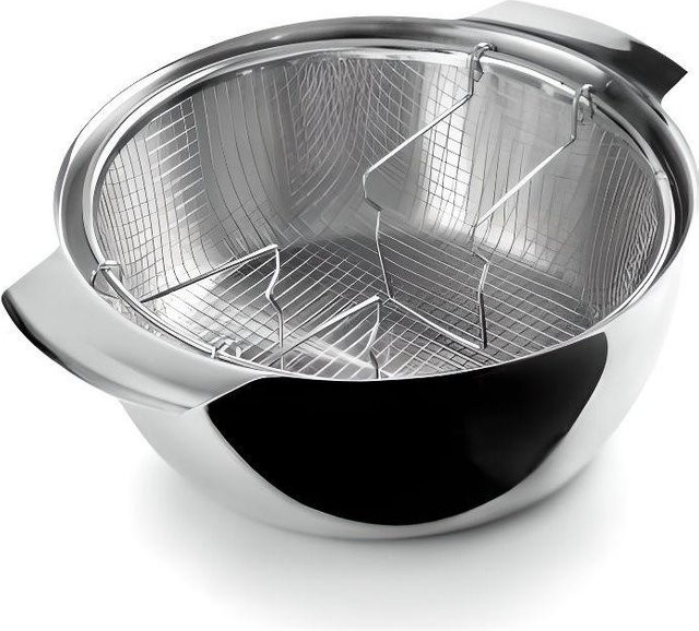 IBILI Steamer Pot Fritteuse aus Edelstahl in Silber, Durchmesser: 24 cm, Volumen: 4,5 l - Bild 1