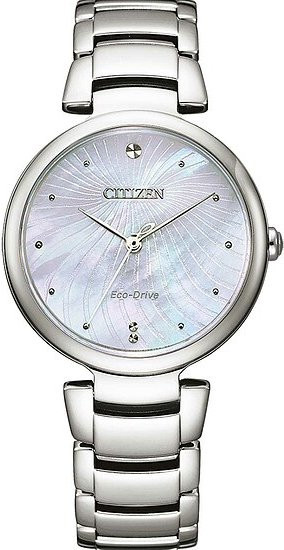 Citizen Damenuhr, Analoguhr, Quarz, Edelstahl, Silber, 31 mm - Bild 1