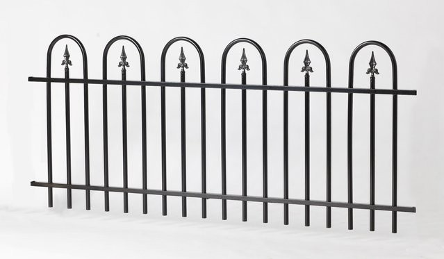 Schmuckzaun aus Schmiedeeisen für deinen Garten B: 80 cm, H: 190 cm - Bild 1