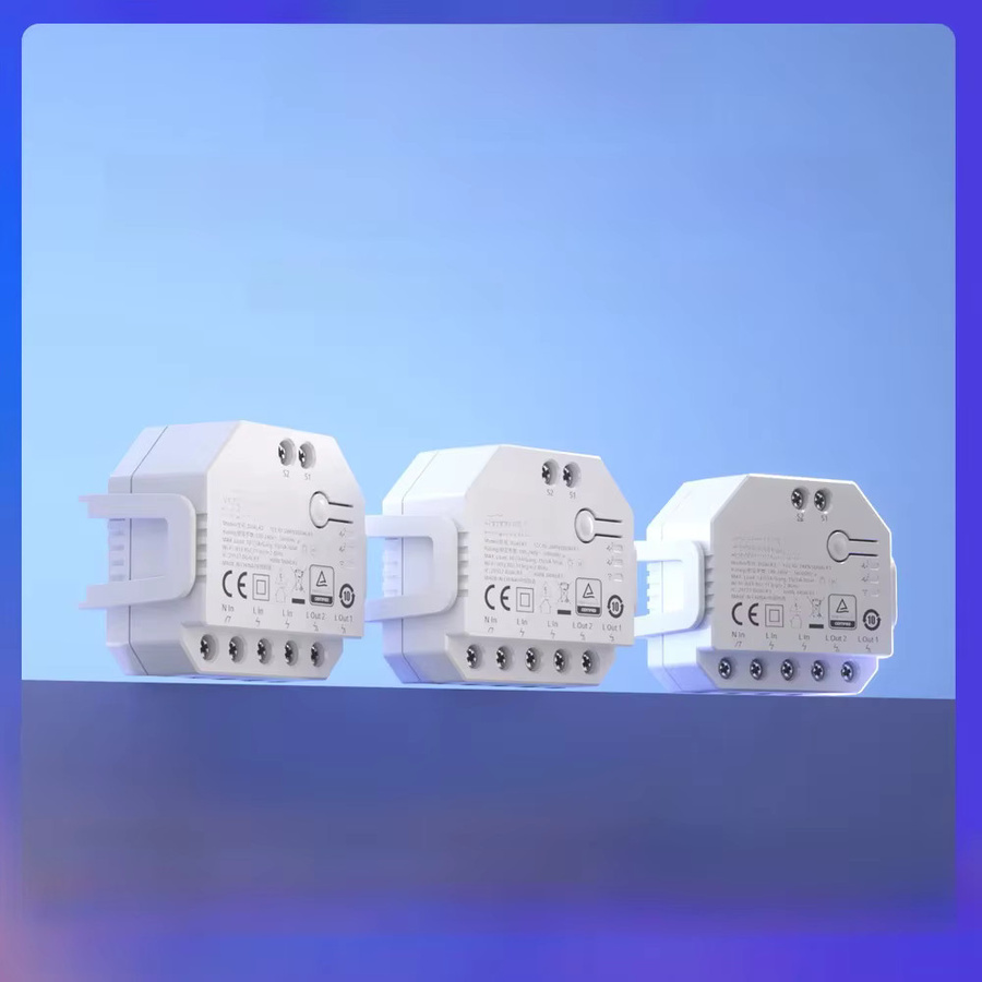 SONOFF DUALR3 Dual-Relaismodul Smart Switch mit Power Metering in Weiß zur Smart-Home-Steuerung über eWeLink, Alexa und Google via Wi-Fi - Bild 1