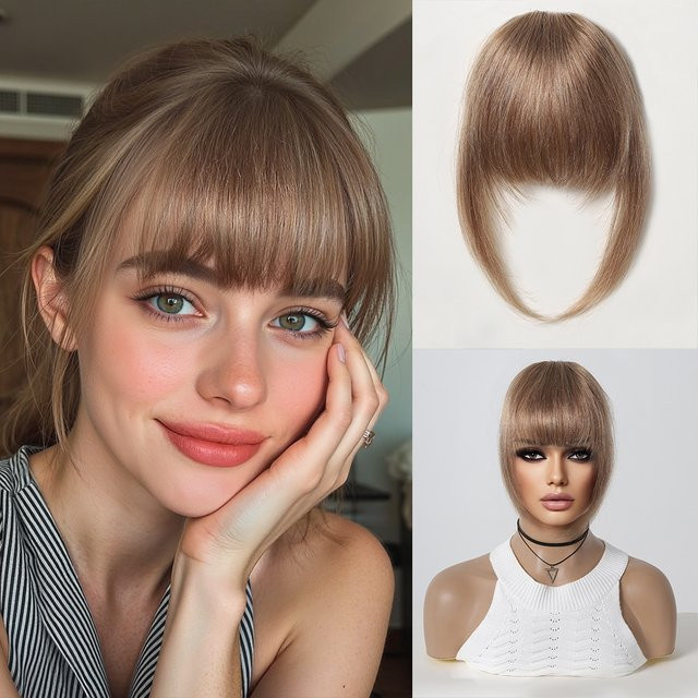 HAIRCUBE Clip-in-Pony, 100 % Echthaar, Naturblond-Braun, Damen - Bild 1