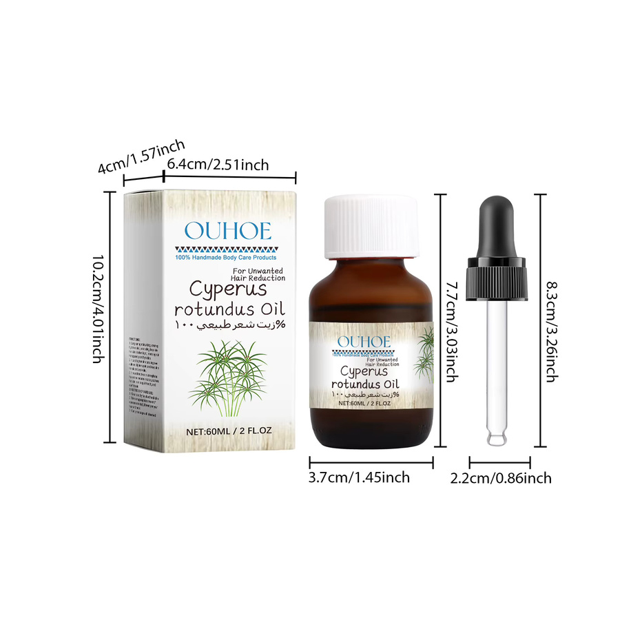Cyperus Rundusöl, Körperöl zur Haarentfernung, Unisex - Bild 4