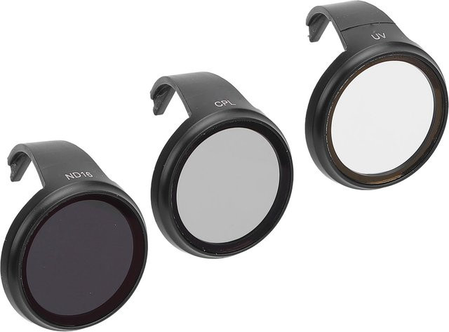 KONNWEI Drohnen-Objektivfilter-Set für NEO mit UV, CPL und ND16 Filtern aus optischem Glas in Grau - Bild 1