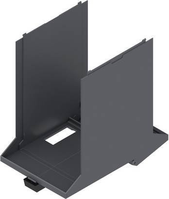 Weidmüller Basiselement CH20M67 B BUS GGY/BK in Grau und Schwarz aus Kunststoff, 4 Stück, Breite: 67,5 cm - Bild 1