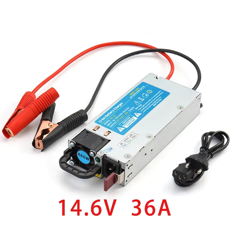 Lifepo4 Ladegerät für Lithium-Batterien mit 14,6 V, 36/50A in Schwarz für RV, Solar- und Outdoor-Power-Batterien - Bild 4
