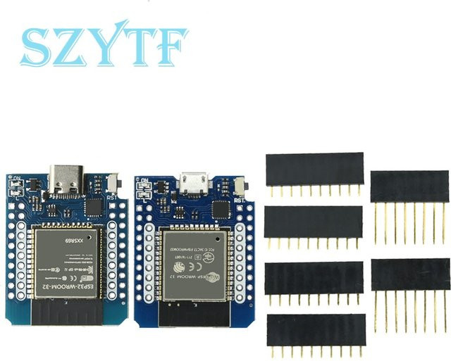 SZYTF D1 Mini ESP8266 ESP32 Entwicklung Board mit WiFi und Bluetooth kompatibel für Wemos und Arduino inklusive Pins - Bild 1