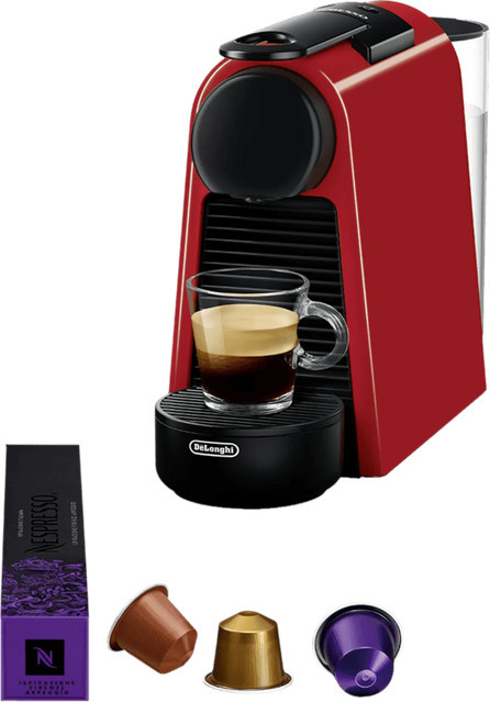 De'Longhi Nespresso Essenza Mini EN85.R Kapselkaffeemaschine in Rot - Bild 1