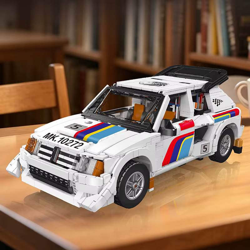 Mould King MOC 205 T16 Klassisches Rallye-Auto, Rennwagen-Modell, ab 14 Jahren - Bild 4