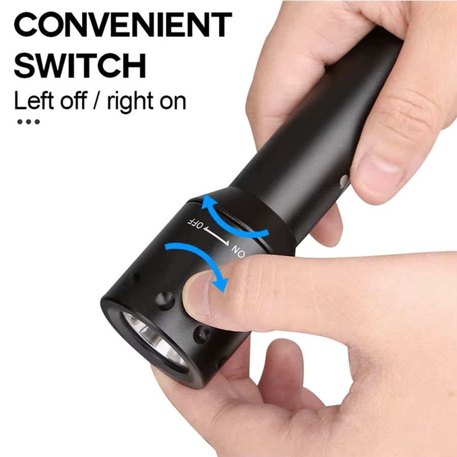 POCKETMAN Superhelle Unterwasser-Taschenlampe als wasserdichtes Tauchlicht mit hoher Lumen-Leistung - Bild 4