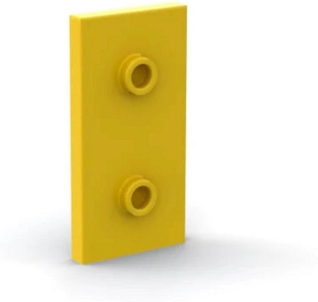 Yiran toy 10-teiliges Set Bausteine 2x4 Übertragungsplatte gelb - Bild 1