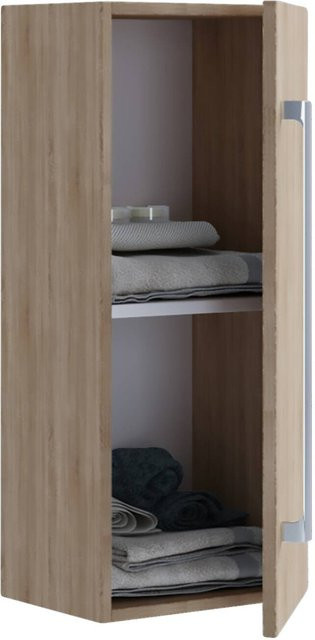 Midischrank Badinos von VCM Möbel in Eiche Sonoma Nachbildung, Farbe Braun, B/H/T: 33 x 75 x 22 cm - Bild 1