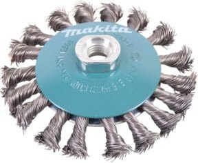 Makita Kegelbürste gezopft aus Stahl 115mm D-39883 - Bild 2
