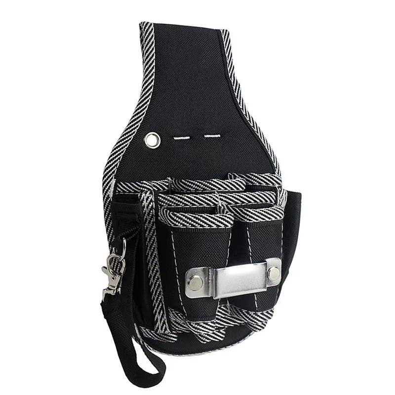 SHENGMEIYU 9-in-1 Werkzeuggürtel aus Nylon in Schwarz mit Gürtel und Utility-Kit für Elektriker - Bild 2