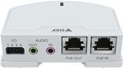 Axis T6101 Audio and I/O Interface Erweiterungsmodul in Weiß für AXIS M4215-V und M42 Series M4215-LV, M4218-LV mit 3,5 mm Klinke und Ethernet/LAN - Bild 1