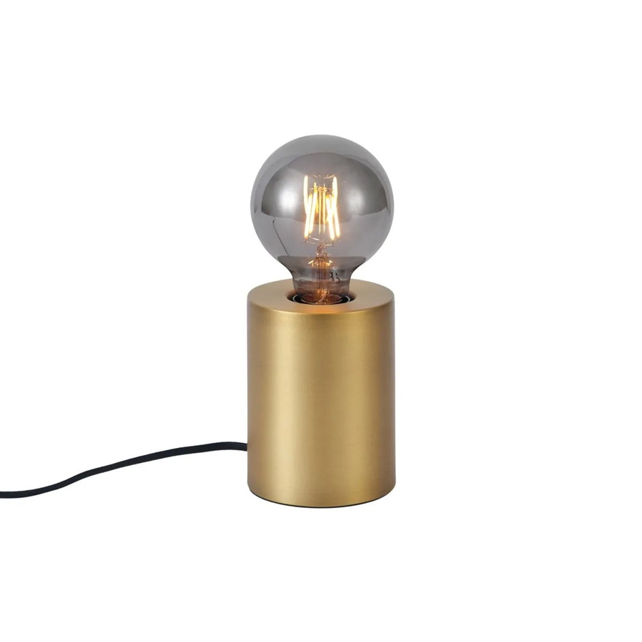 QAZQA Moderne Tischleuchte Cylinder in Messing/Gold als Schreibtischlampe und Nachtlicht - Bild 2