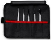 KNIPEX Präzisionspinzetten-Set 5-teilig in Silber - Bild 1