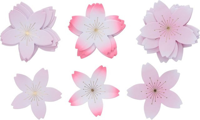 Rico Design Paper Poetry Mini-Papierblüten Luxury Sakura in Pink, 90 Stück, Durchmesser: 5-5,5 cm - Bild 1