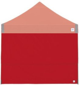 E-ZUP Pavillon Seitenwand ECLIPSE aus Polyester in Rot, Breite: 300 cm - Bild 1