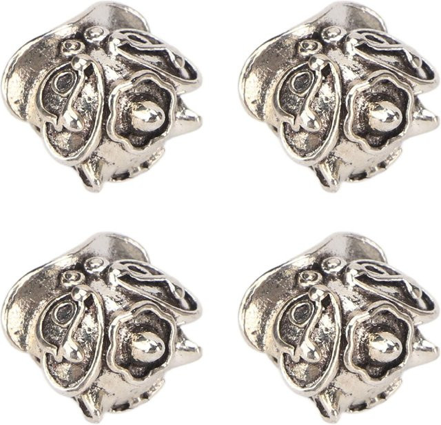 Bartperlen Metall, Tibetanisches Silber, gray, Unisex - Bild 1
