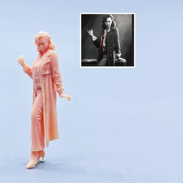 EHCMODEL Lola, Einzelfigur, 1:64, Harz, Rosa / Pink - Bild 1