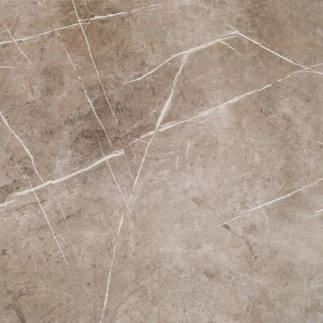 Bodenfliese Feinsteinzeug United Tile und Mosaic Chelsea in Braun mit Marmoroptik und glänzendem Finish, B/B: 58 x 58 cm - Bild 1