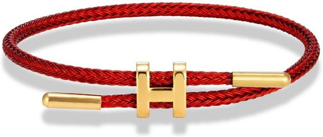 zjy8 Seilarmband Edelstahl, mehrfarbig, Unisex - Bild 1