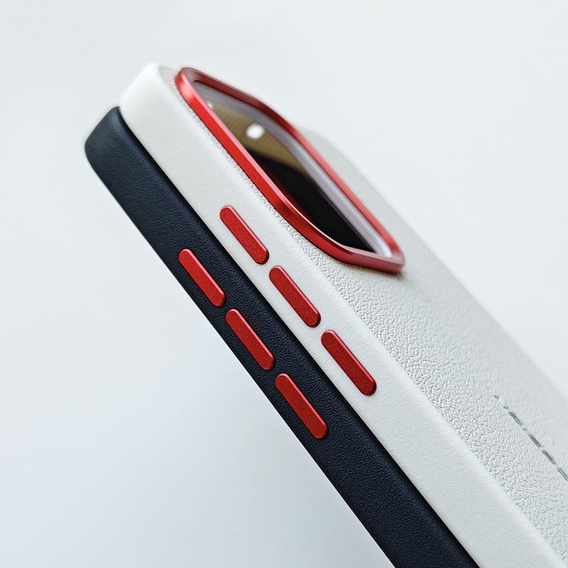 ELVEV Business PU-Leder Schutzhülle für OnePlus Turbo 6 mit weichem TPU-Rand in Schwarz, Weiß oder Grau - Bild 1