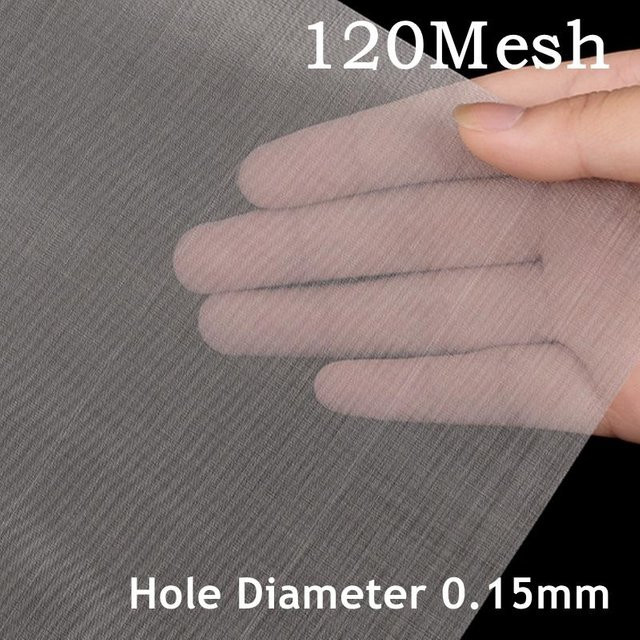 Edelstahl Filternetz aus 304 Edelstahl in Silber, 6-400 Mesh, B: 50 cm, L: 200 cm - Bild 1