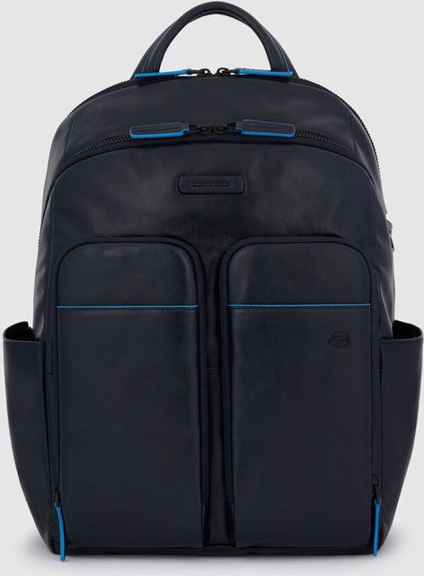Piquadro Blue Square Revamp Laptoprucksack mit iPad-Fach und RFID-Blocker in Nachtblau - Bild 1