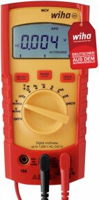 Wiha Digitales Multimeter 45215 bis 1.000 V AC CAT IV Messgerät - Bild 3