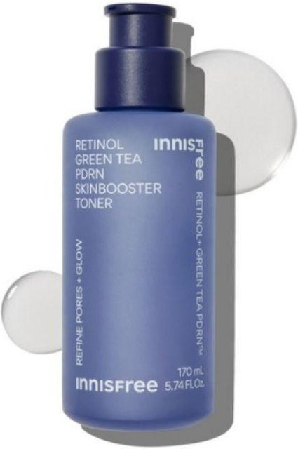 Innisfree Retinol Grüner Tee PDRN Skin Booster Toner, 170 ml, Reife Haut - Bild 1