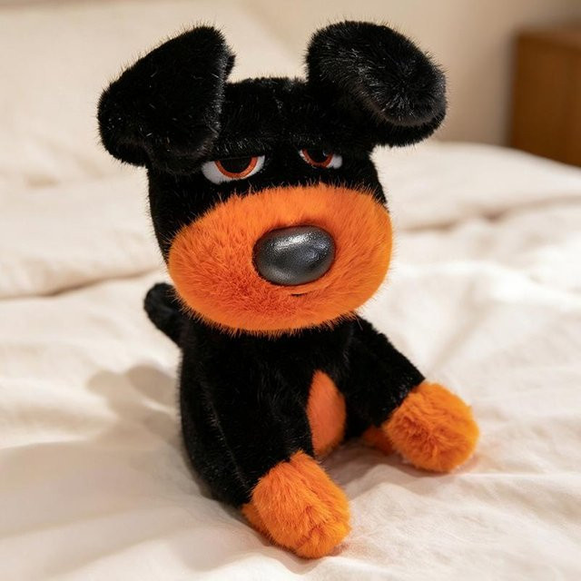 Yiran Health & Beauty Rottweiler Plüschtier, 35cm, ab 14 Jahre - Bild 1