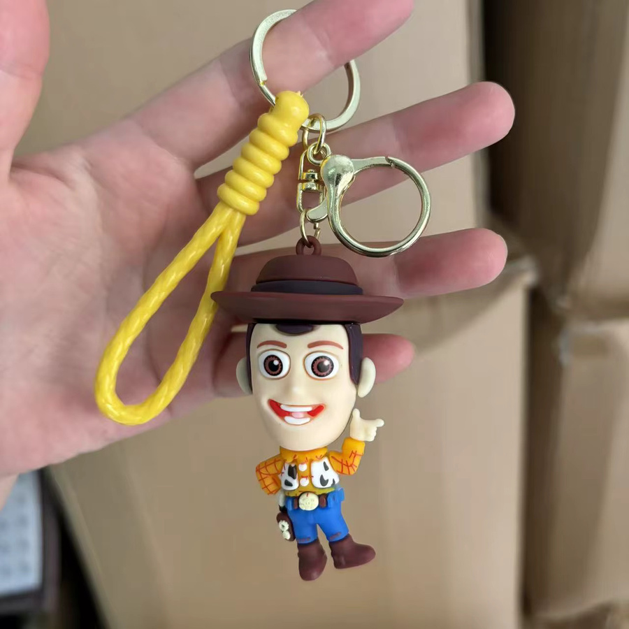 Disney Toy Story Aliens Buzz Lightyear Woody, Silikon-Puppenanhänger, Bunt / Mehrfarbig - Bild 3