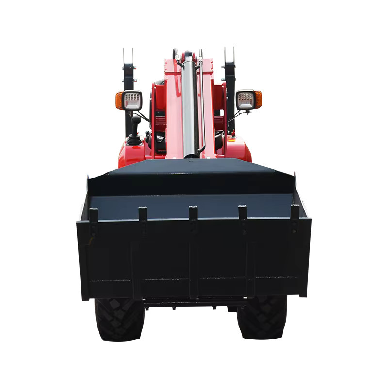 Nicosail Hydraulischer Mini-Radlader 4x4 Teleskop-Radlader mit 1000kg Tragkraft in Rot - Bild 3