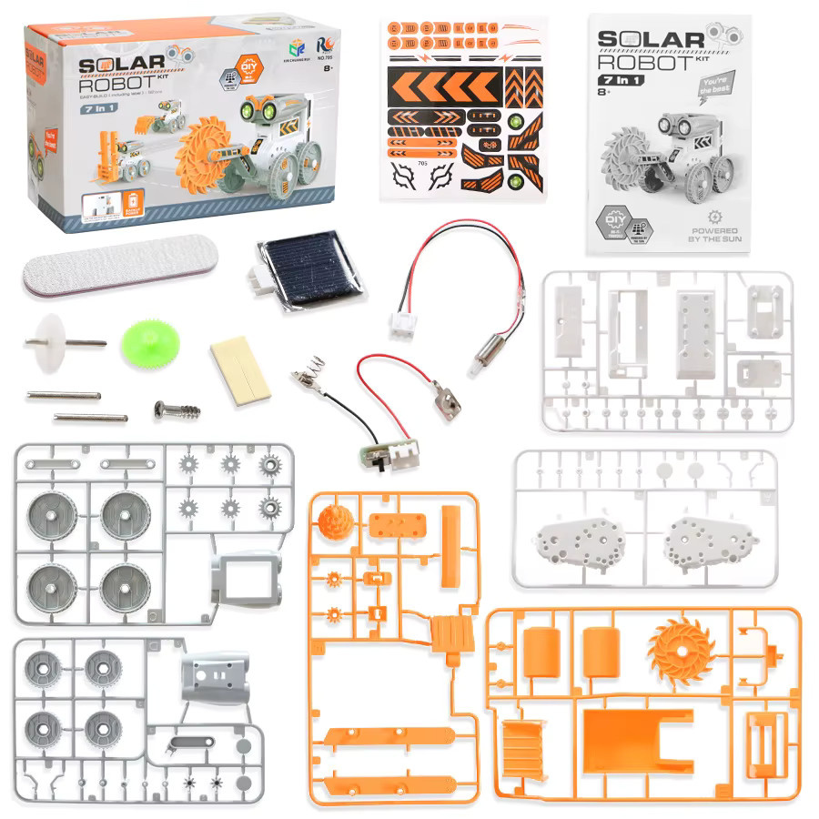CONUSEA Diy 7-in-1 Solar Energie Roboter, Spielzeug, Fahrzeuge - Bild 3