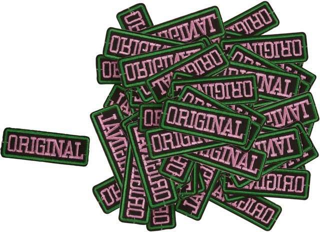 VBS Bügelapplikationen Original in Pink und Multicolour, 50 Stück - Bild 1