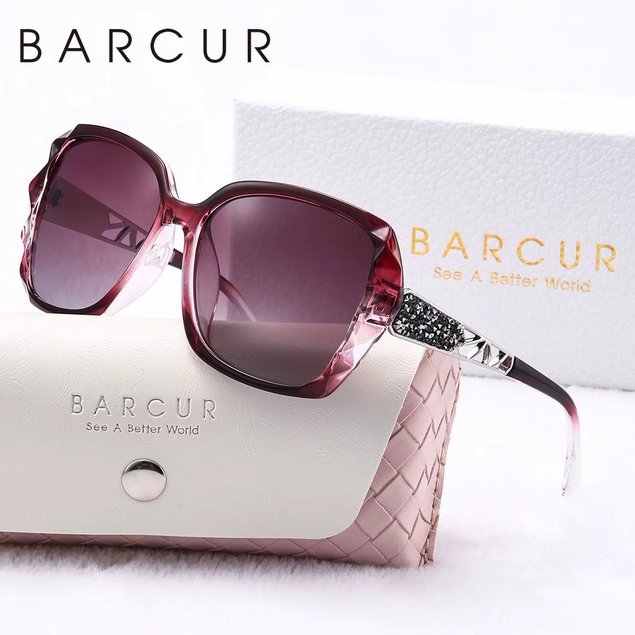 BARCUR Sonnenbrille, Vollrand, Square, Kunststoff - Bild 1