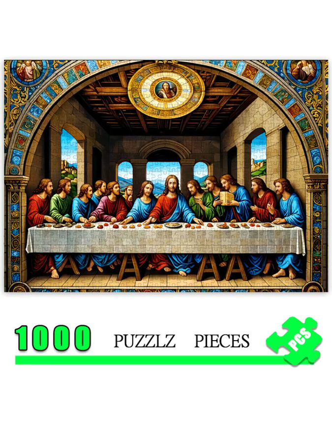 Leonardo Letztes Abendmahl, Puzzle, 1.000 Teile - Bild 6