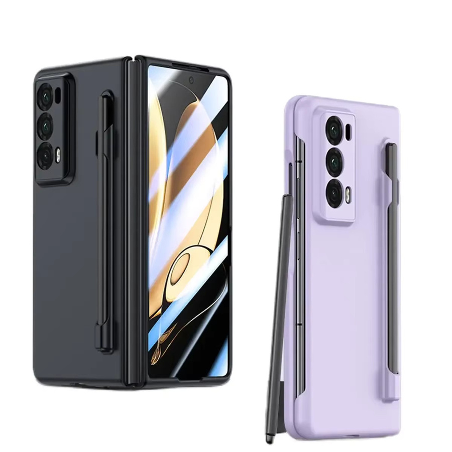 Honor Magic V2 VS2 Handyhülle mit S-Stiftthalter-Abdeckung in Grün, matte Hartschale und stoßfester Schutz - Bild 2