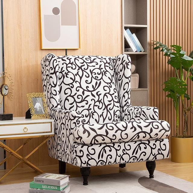 S-EMIGA Stretch-Sofabezug für Ohrensessel, 1-teilig, Multicolour - Bild 1