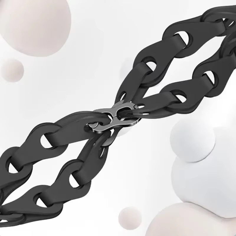 Xiaomi Uhrenarmband Silikon, Schwarz, Unisex, Mi Band 8 - Bild 2