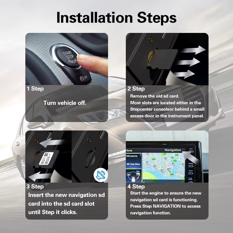 Garmin GPS Navigation SD Speicherkarte für Mercedes AMG C-Klasse und CLA, Vollversion 2020 Nordamerika, Schwarz - Bild 4