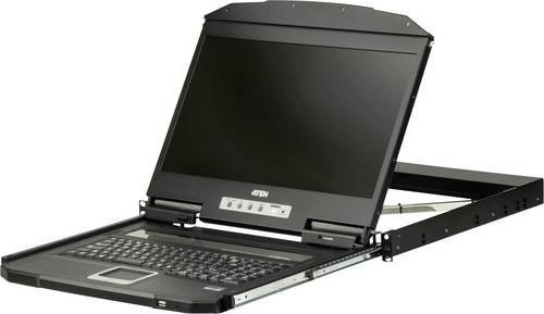 ATEN CL3700NW D KVM-Konsole mit Full HD Auflösung 1920 x 1280 Pixel, USB und HDMI, Schwarz - Bild 1